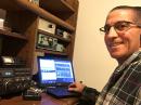 WD8DSB operating the 2016 ARRL 160 meter contest.